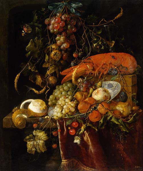 Still Life with a Lobster de Jan Davidsz de Heem