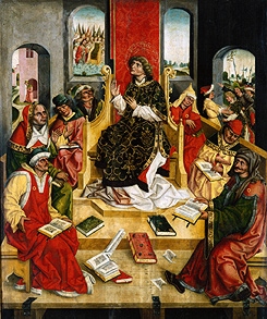 Disputation of St. Stephan de Jan Polack
