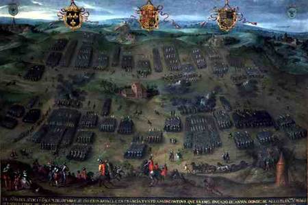 The Battle of Moncontour, 30 October 1569 de Jan Snellinck