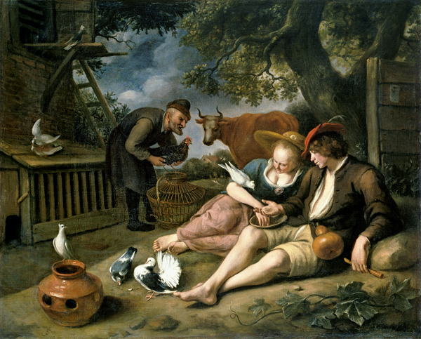 J.Steen, Allegory of Love. de Jan Steen