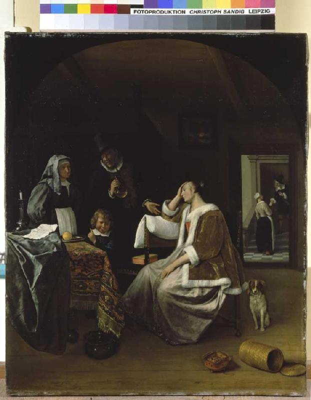 The love sick person de Jan Steen