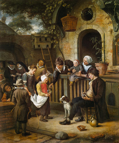 The Little Idiot de Jan Steen