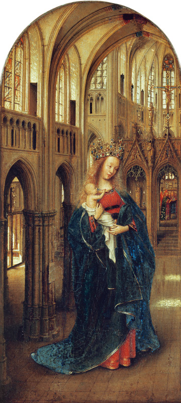 Madonna en la iglesia de Jan van Eyck