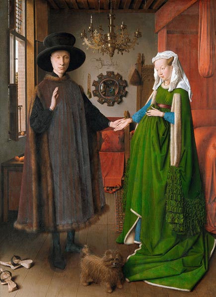 Retrato de Giovanni Arnolfini y esposa de Jan van Eyck