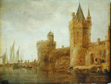 Bulwark on Water de Jan van Goyen