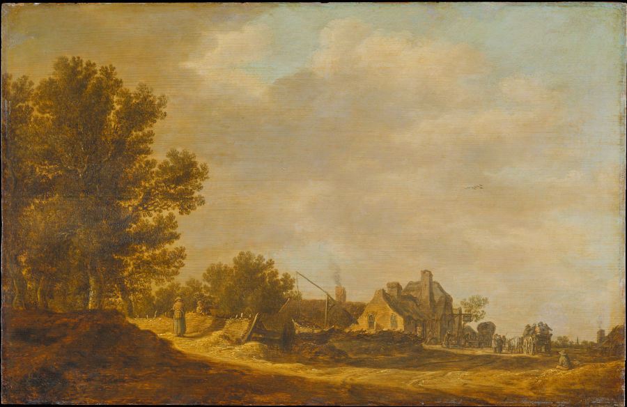 Landscape with Tavern de Jan van Goyen