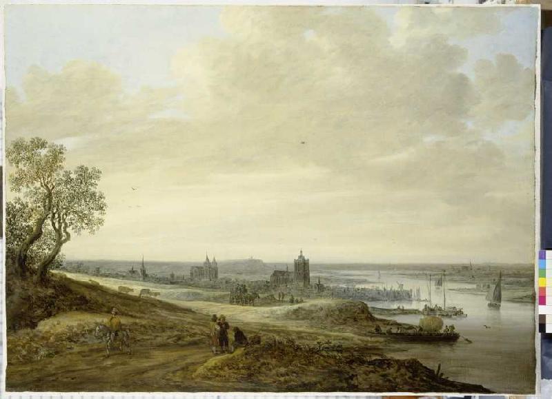 Panorama-Landschaft mit Blick auf Arnheim de Jan van Goyen