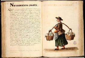 Drink-seller, Venetian (manuscript)