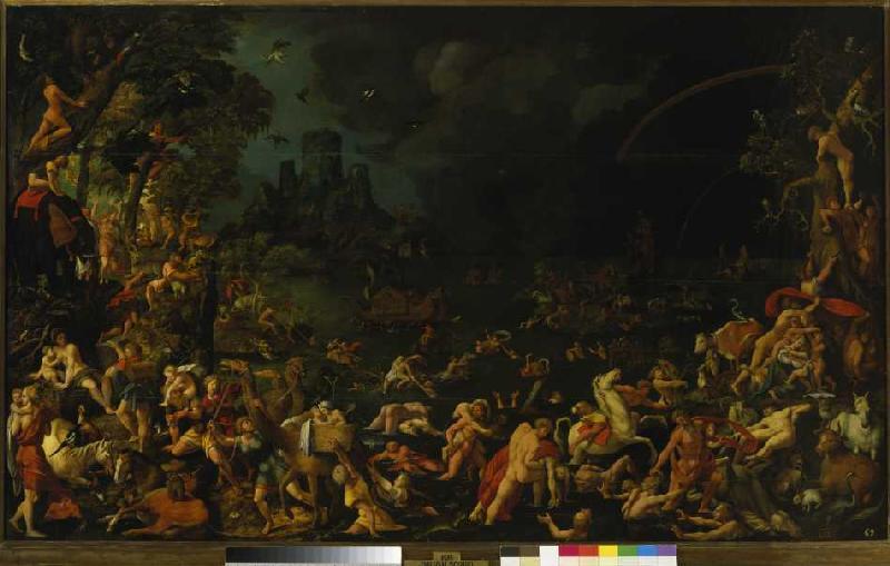 The Flood. de Jan van Scorel