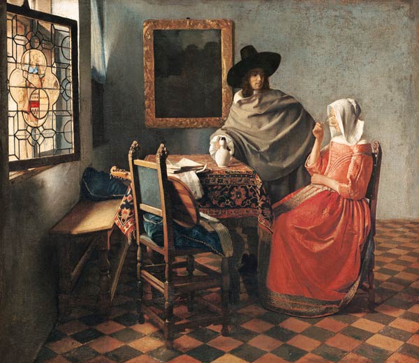 La copa de vino de Johannes Vermeer