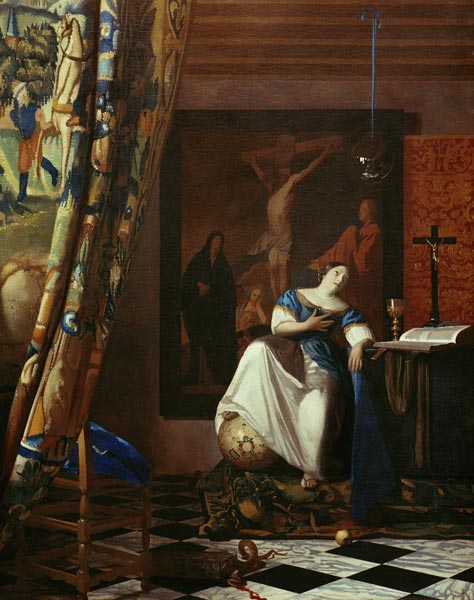 Vermeer / Allegory of Faith / c.1671/74 de Johannes Vermeer