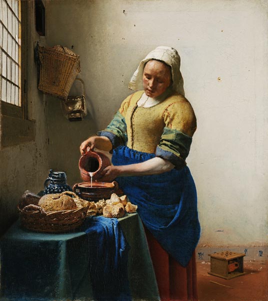 La Lechera de Johannes Vermeer