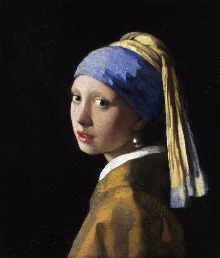 La joven de la perla. Versión restaurada 1994 - Johannes Vermeer