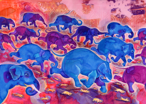 Elephants de Jane Tattersfield