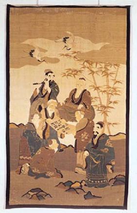 Seven wise men in the bamboo forest