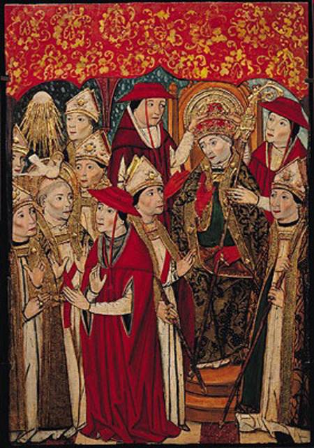 Election of Fabian (d.c.250) to the papacy de Jaume Huguet