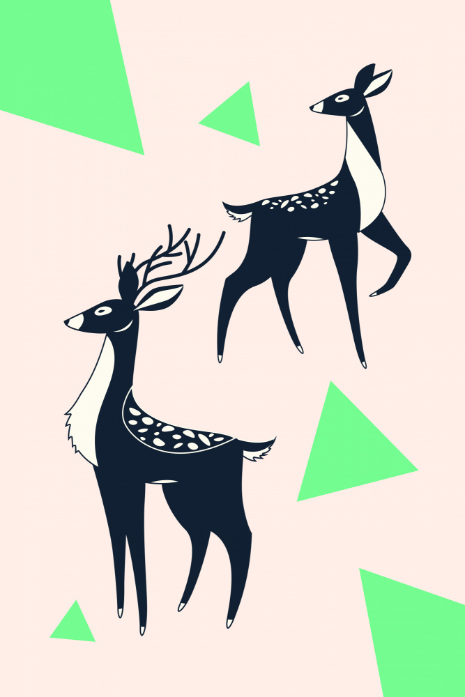 Abstract Deer #2 de jay stanley
