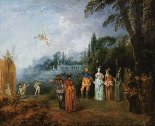 Die Einschiffung nach Kythera de Jean-Antoine Watteau