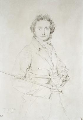 Retrato de Niccolo Paganini