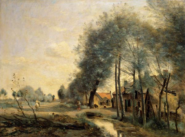 Road of Sin-le-Noble de Jean-Baptiste-Camille Corot