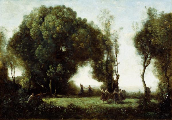 The Dance of the Nymphs de Jean-Baptiste-Camille Corot