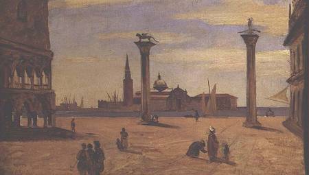 Piazzetta di San Marco, Venice de Jean-Baptiste-Camille Corot
