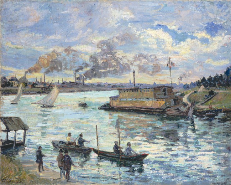 River Scene de Jean-Baptiste Armand Guillaumin