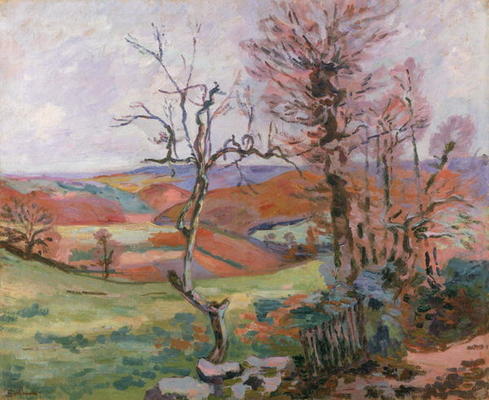 The Puy Barion at Crozant, Brittany (oil on canvas) de Jean Baptiste Armand Guillaumin