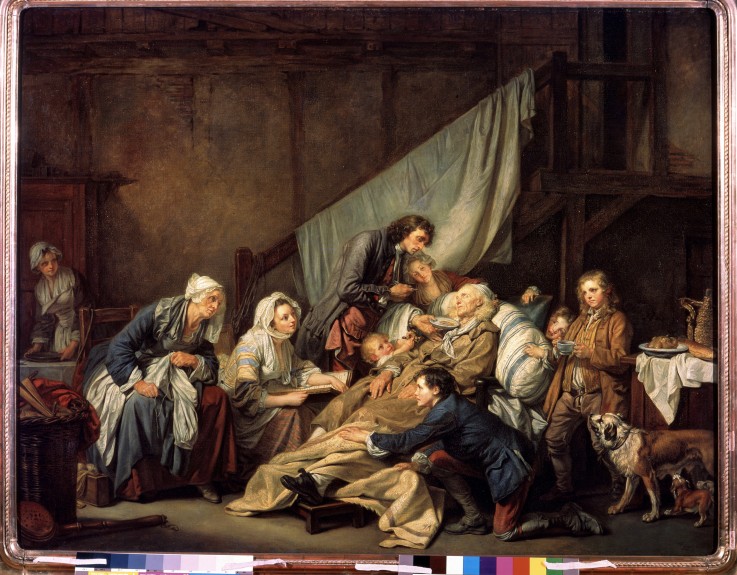 Filial Piety (The Paralytic) de Jean Baptiste Greuze