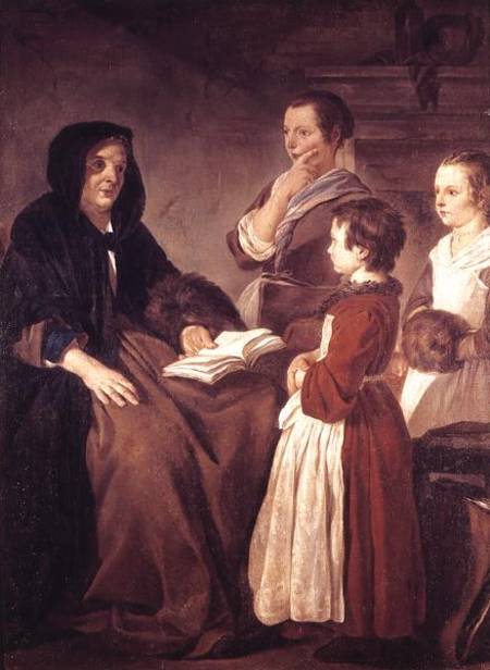 The Schoolmistress de Jean-Baptiste Pierre