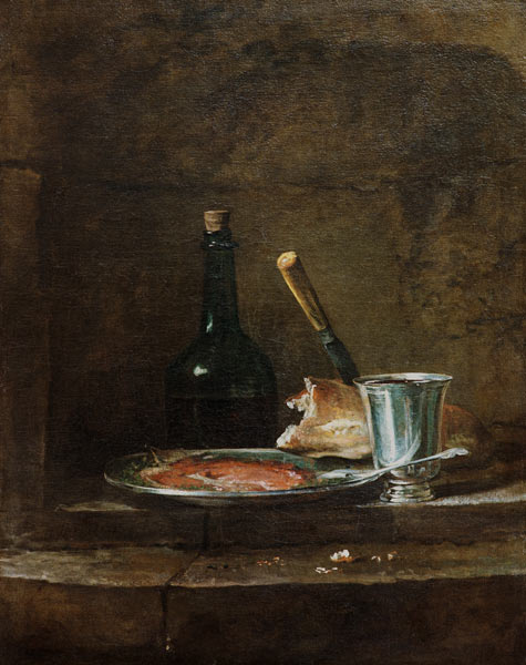 Preparing Breakfast de Jean-Baptiste Siméon Chardin