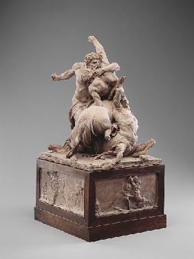 Hercules Fighting Two Centaurs