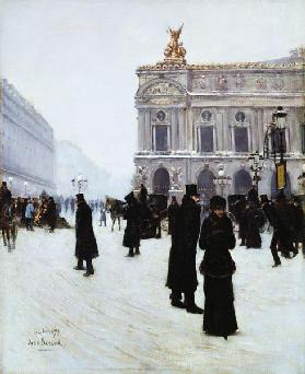 Outside the Opera, Paris