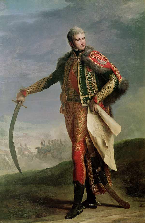 Portrait of Jean Lannes (1769-1809) Duke of Montebello, 1805-10 de Jean Charles Nicaise Perrin