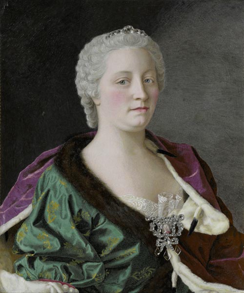 Portrait of Empress Maria Theresia of Austria (1717-1780) de Jean-Étienne Liotard