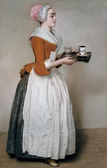 La bella chocolatera - Jean-Étienne Liotard