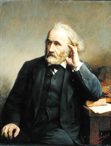 Portrait of Joseph Chenavard (1807-95) de Jean-Francois Armbruster