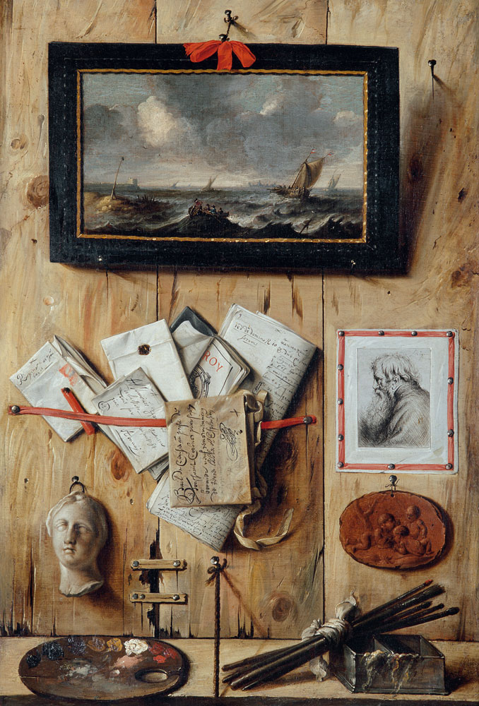 Corner of the Artist's Studio de Jean-Francois de Le Motte