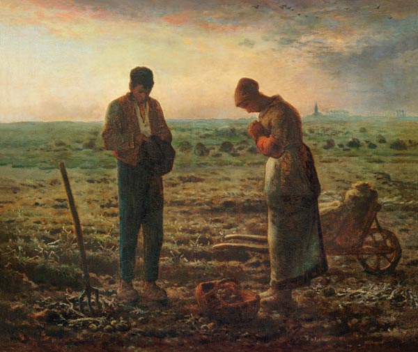 Rezo de noche de Jean-François Millet