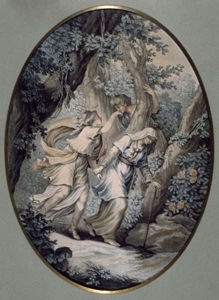 Fragonard / Paul et Virginie / 1788 de Jean Honoré Fragonard
