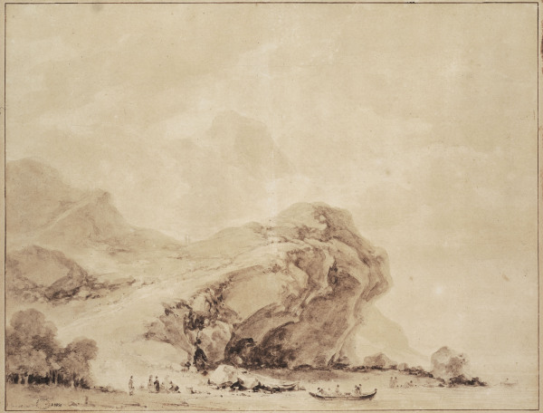 View of the Coast near Genoa de Jean Honoré Fragonard