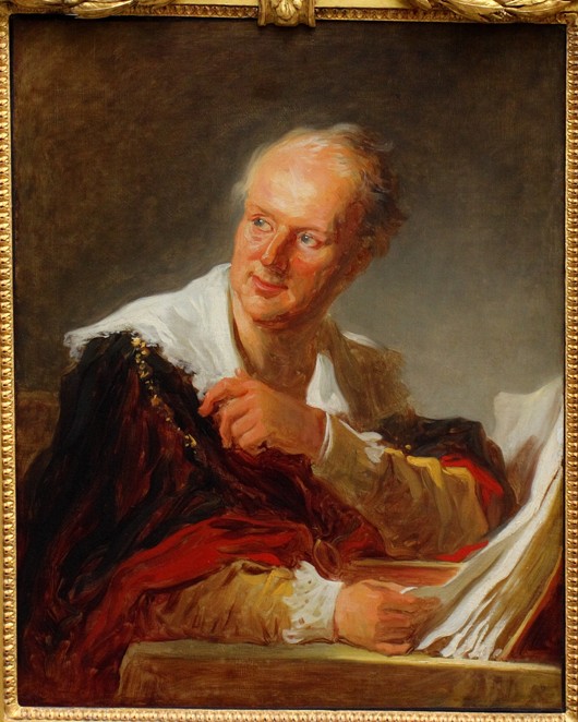 Portrait of Denis Diderot (1713–1784) de Jean Honoré Fragonard