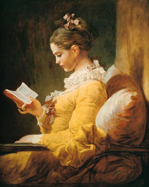 La Lectura - Jean Honoré Fragonard