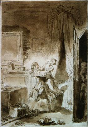 Fragonard / L oraison de St. Julien