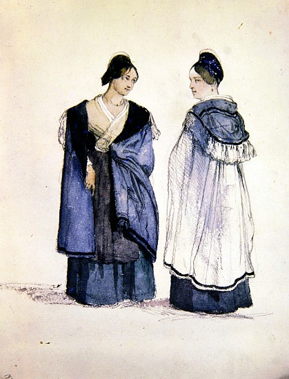 Inhabitants of Arles during the time of Daudet and Bizet de Jean Joseph Bonaventure Laurens