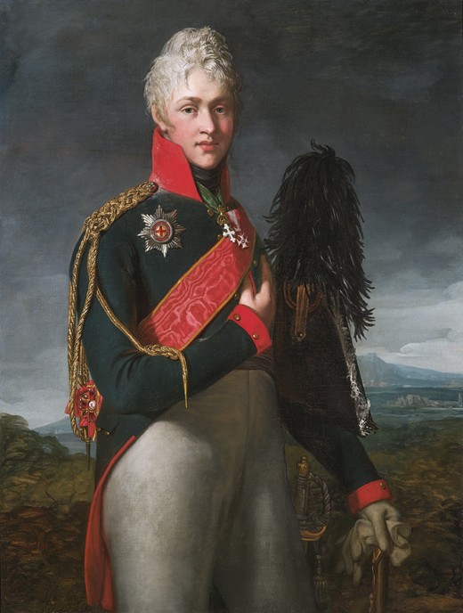 Portrait of Arkadi Alexandrovich Suvorov (1784-1811), Count Rymniksky de Jean Laurent Mosnier