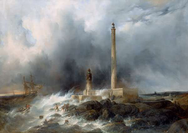 View of the Lighthouse at Gatteville de Jean Louis Petit