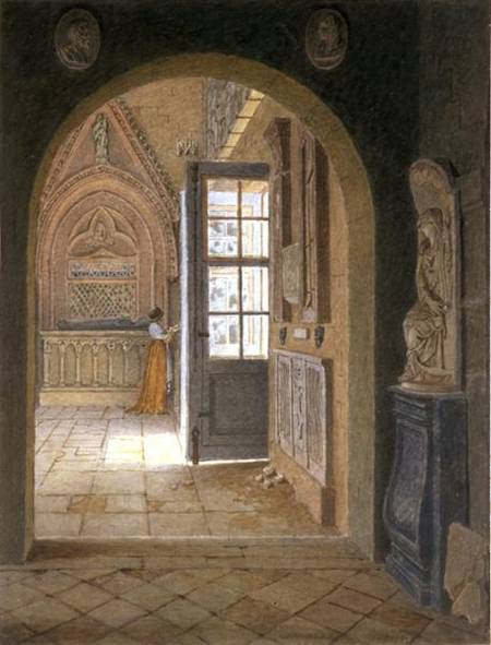A Room in the Convent of the Petits Augustins de Jean Lubin Vauzelle