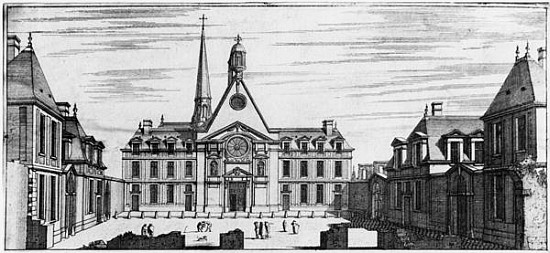 View of Hopital des Incurables de Jean Marot