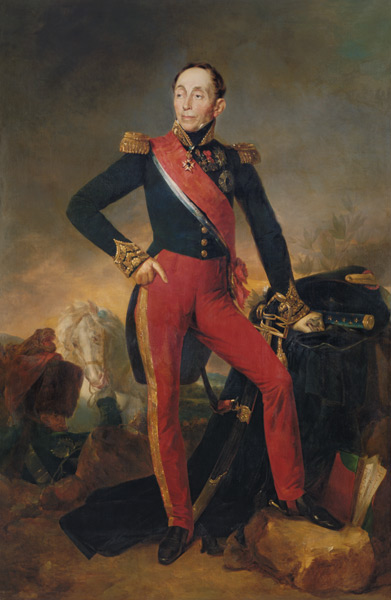 Portrait of Marquis Emmanuel de Grouchy (1766-1847) Marshal of France de Jean Sebastien Rouillard